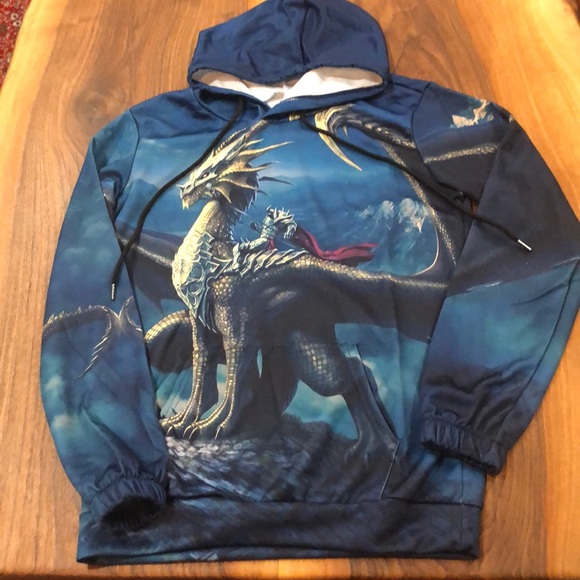 Unbranded Amazon Other - NWOT KIDS Size Large Dragon Hoodie.